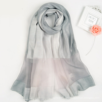 Moda elegante colección de mujeres Multi color impresión digital diseño personalizado bufanda de seda cuadrada bufanda de seda turca